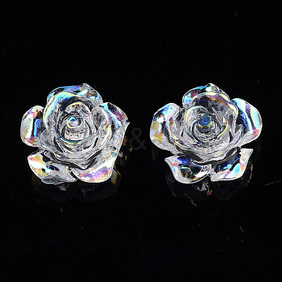 Transparent Resin Cabochons X-CRES-N030-001B-1