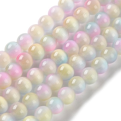 Cat Eye Beads Strands CE-P004-B-8mm-1-1