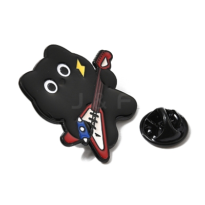 Musician Cat Enamel Pins JEWB-K037-01A-EB-1