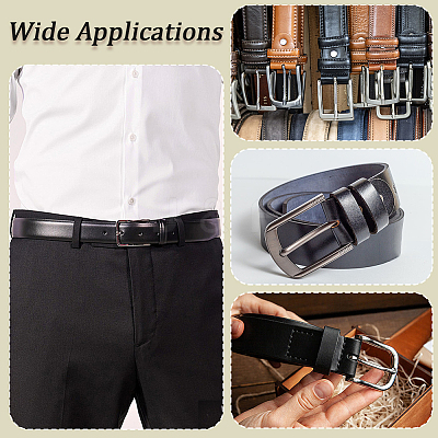 6Pcs 6 Styles Cowhide Leather Loop Keepers FIND-CL0001-61-1
