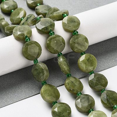 Natural Chinese Jade/Southern Jade Beads Strands G-NH0004-041-1
