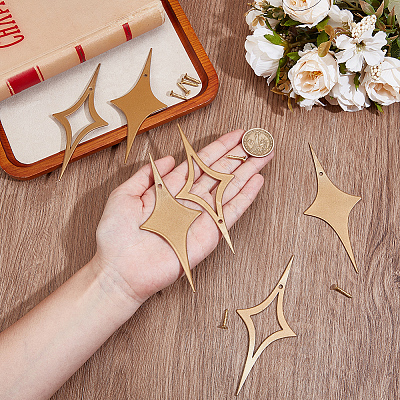 6Pcs Iron Hanging Ornaments HJEW-WH0036-94-1
