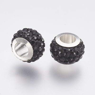 304 Stainless Steel European Beads CPDL-E045-A07-1