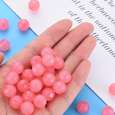 Imitation Jelly Acrylic Beads MACR-S373-97B-E09-1