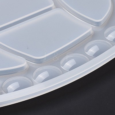 DIY Painting Palette Silicone Molds DIY-K058-06-1