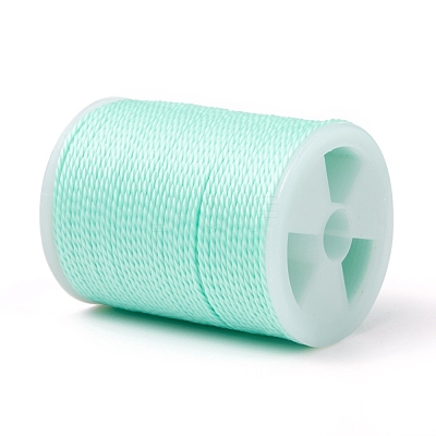 Round Waxed Polyester Cord YC-G006-01-1.0mm-34-1