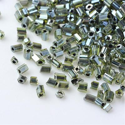 Transparent Two Cut Glass Seed Beads SEED-Q022-2224-1