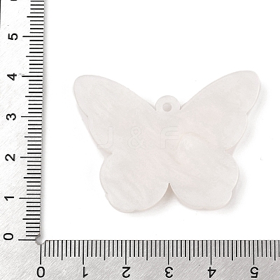 3D Opaque Printed Acrylic Pendants OACR-R007-05D-1