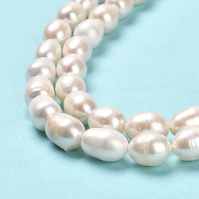 Natural Cultured Freshwater Pearl Beads Strands PEAR-E016-190-1