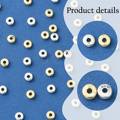 400Pcs 2 Colors CCB Plastic Beads CCB-FS0001-11-1