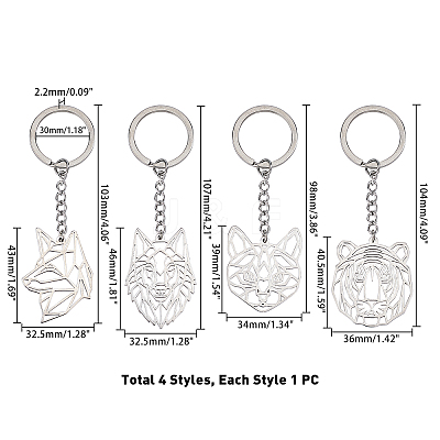 Stainless Steel Keychain KEYC-UN0001-001-1