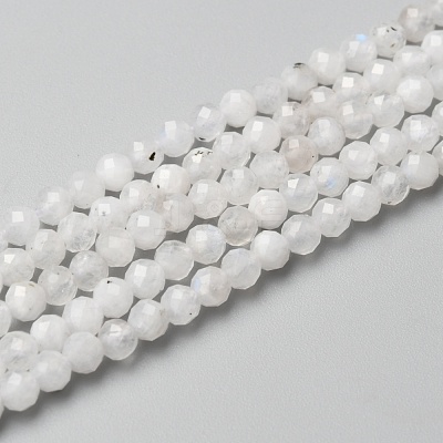 Natural Rainbow Moonstone Beads Strands G-O186-D02-01-1