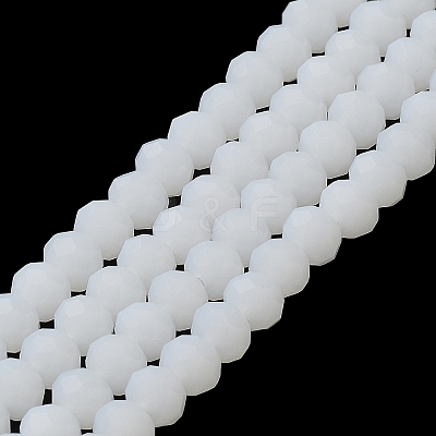Imitation Jade Solid Color Glass Beads Strands EGLA-A034-J2mm-MD05-1