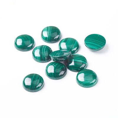 Natural Malachite Cabochons G-E557-06E-1