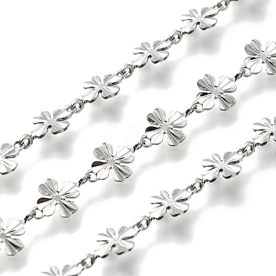 304 Stainless Steel Clover Link Chains CHS-A016-68P-A-1