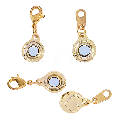 10 Sets 2 Colors Zinc Alloy Magnetic Clasps PALLOY-CJ0001-140-1