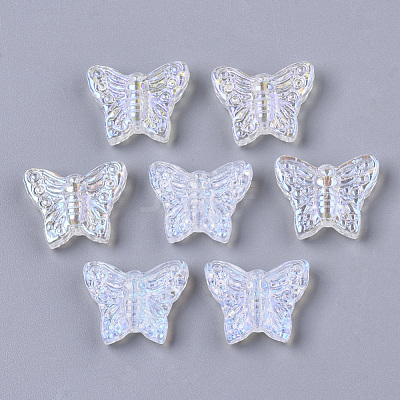 Transparent Glass Beads GLAA-R215-06-D01-1