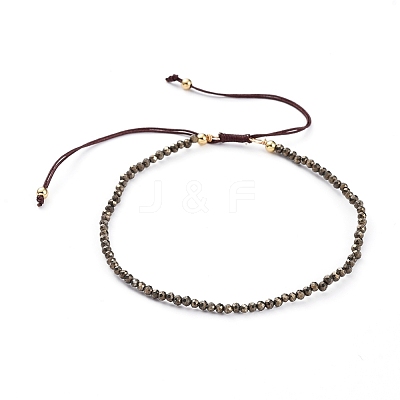 Braided Bead Bracelets BJEW-JB04917-03-1