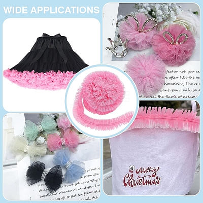 Polyester Wrinkle Lace Ribbon OCOR-WR0001-94A-1