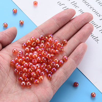 Transparent Acrylic Beads MACR-S370-B6mm-726-1