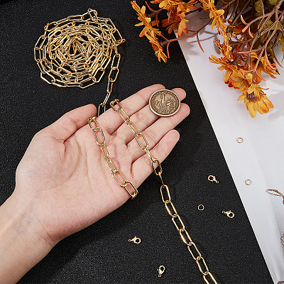DIY Chain Necklace Jewelry Kits DIY-BBC0002-29-1