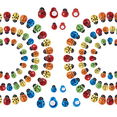 150Pcs 3 Style Plastic Cabochons KY-PJ0001-03-1