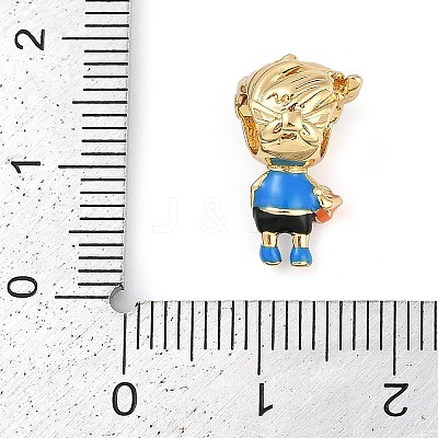 Rack Plating Brass Tube Beads KK-P287-04A-G-1