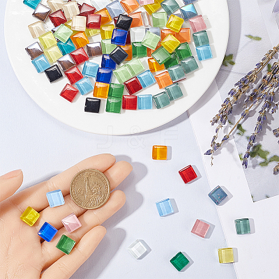 500G Mosaic Tiles Glass Cabochons DIY-SP0001-46-1