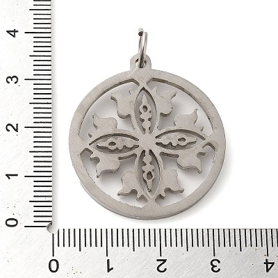 Non-Tarnish 304 Stainless Steel Pendants STAS-C086-05K-P-1