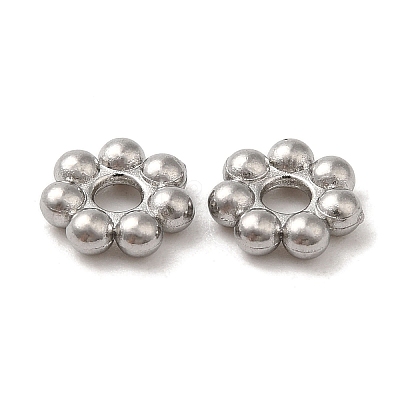 Non-Tarnish 304 Stainless Steel Spacer Beads STAS-H176-04A-P-1