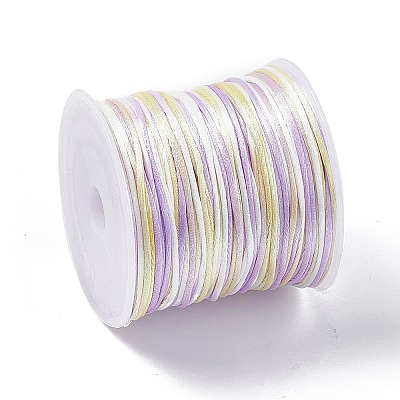 Segment Dyed Nylon Rattail Satin Cords NWIR-A008-01I-1