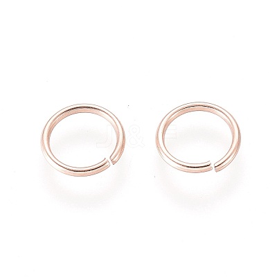 304 Stainless Steel Open Jump Rings X-STAS-O098-01RG-16-1