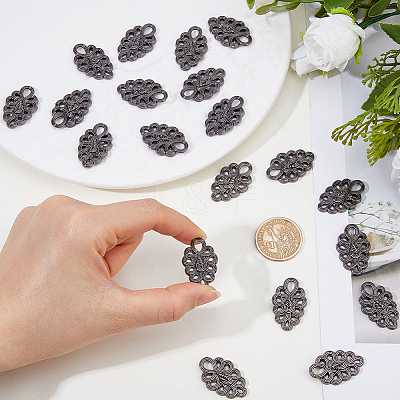 20Pcs Zinc Alloy Adjustable Jean Button Pins FIND-FH0017-92B-1