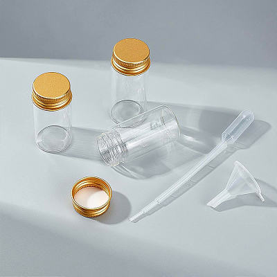 Round Glass Storage Containers for Cosmetic GLAA-BC0001-12B-1