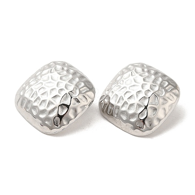 Non-Tarnish 304 Stainless Steel Stud Earrings EJEW-D100-03P-1