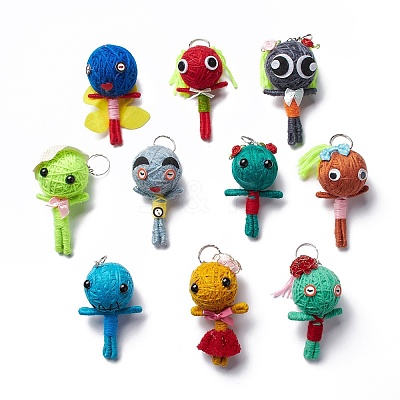 Woolen Yarn Thread Keychain KEYC-F037-01-1