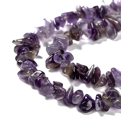 Natural Amethyst Beads Strands Z0RRN-1