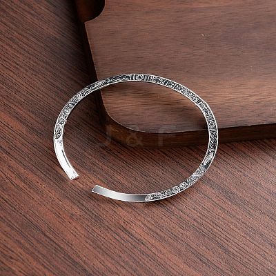 Alloy Cuff Bangles for Women Men WGE36CF-03-1