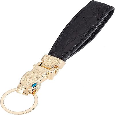 1Pcs PU Leather Keychain KEYC-CA0001-17-1