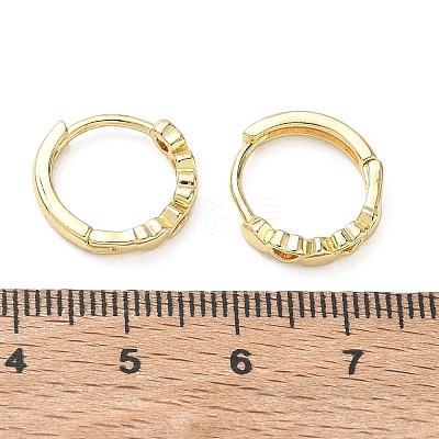 Brass Hoop Earrings KK-CBA30C7-16G-1