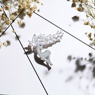 Brass Brooch JBR047A-1