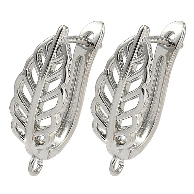 Brass Earring Findings KK-D226-07P-1