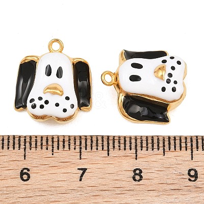 304 Stainless Steel Enamel Pendants SA-CBA033B-01G-01-1