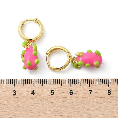 Brass Hoop Earrings EJEW-S251-04D-G-1