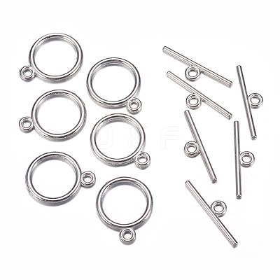 Tibetan Style Toggle Clasps LS-TIBE-A12208-P-NR-1