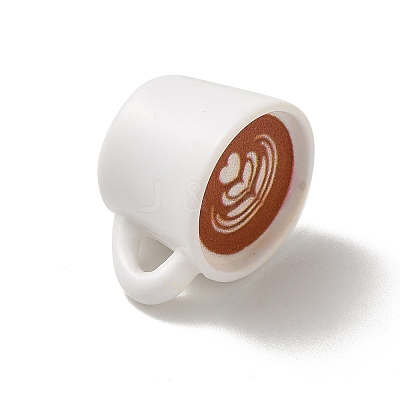 Opaque Resin Drink Pendants FIND-Z043-02D-1