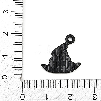 Halloween Alloy Enamel Pendants ENAM-P259-01D-EB-1