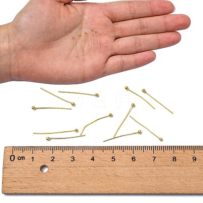 Brass Ball Head Pins LS-X-KK-R020-04G-1