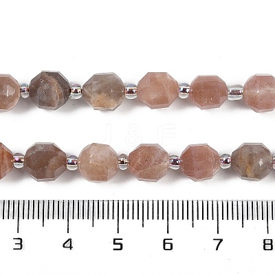 Natural Multi-Moonstone Beads Strands G-O201B-125F-1