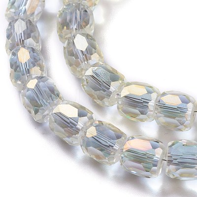 Electroplate Glass Beads GLAA-F108-14A-03-1